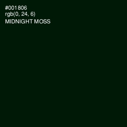 #001806 - Midnight Moss Color Image